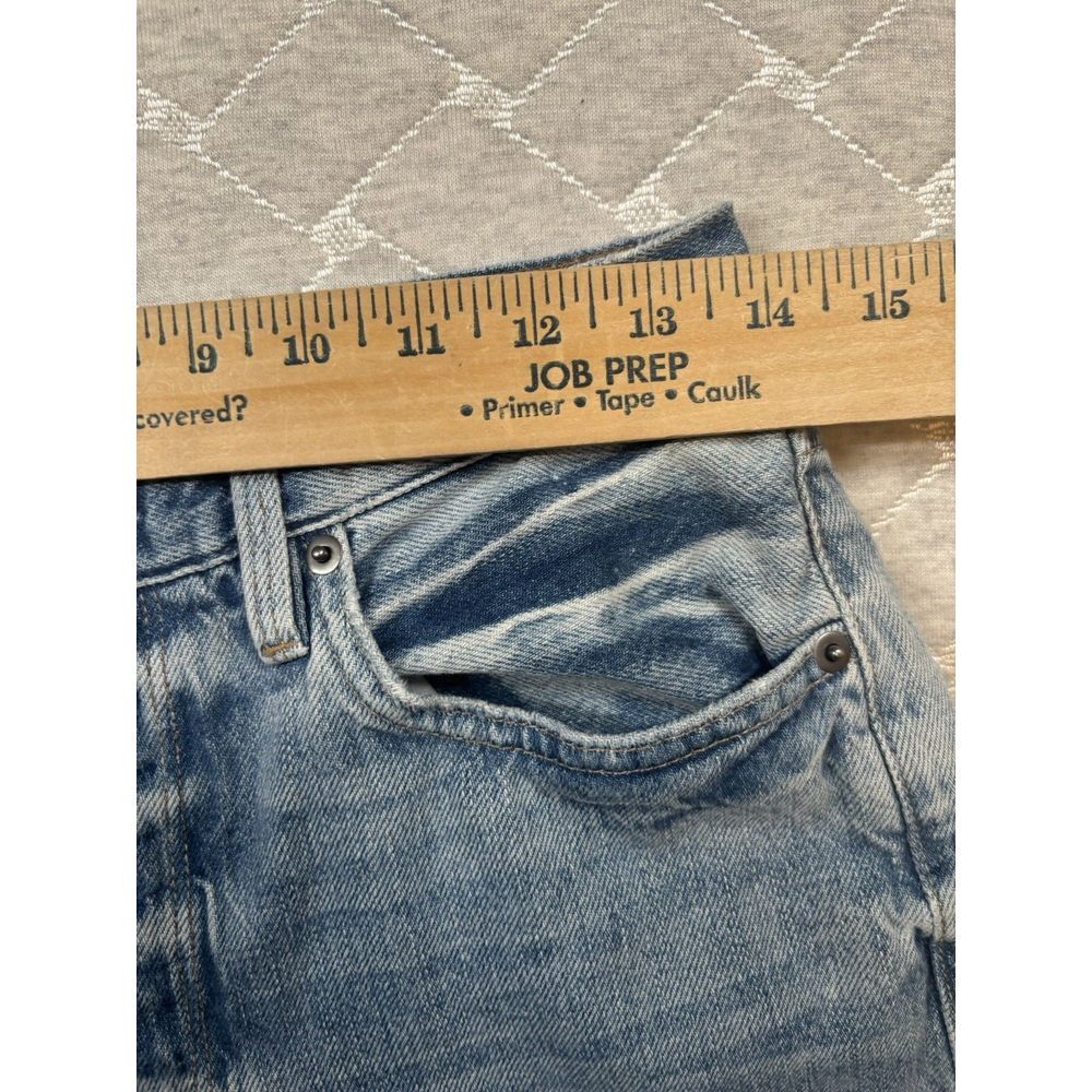 Frame Jeans Womens 27‎ Blue Le Original Distressed Light Wash 90s Y2K Straight - Picture 9 of 12